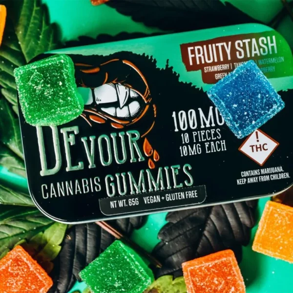 Buy devour gummies green apple