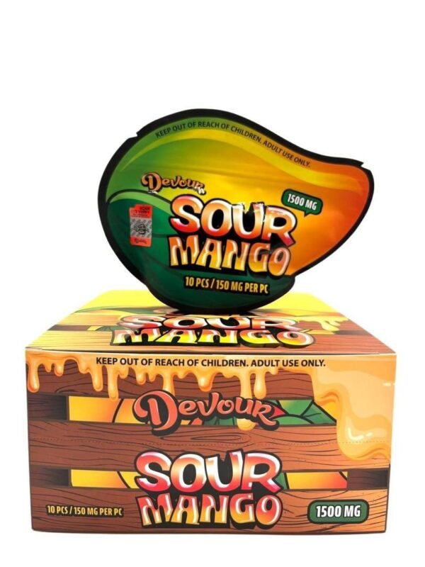 Sourz Mango Devour Gummies 1500MG