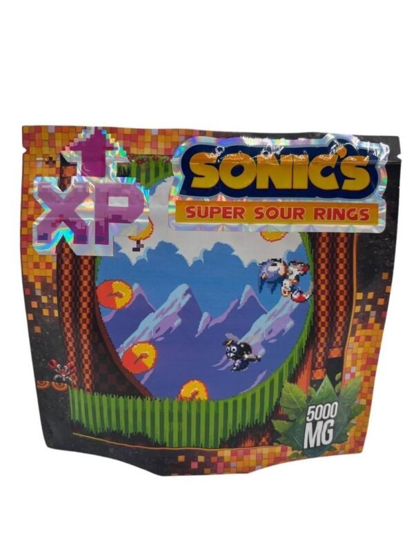 XP Sonics Gummies Super Sour Rings Strain